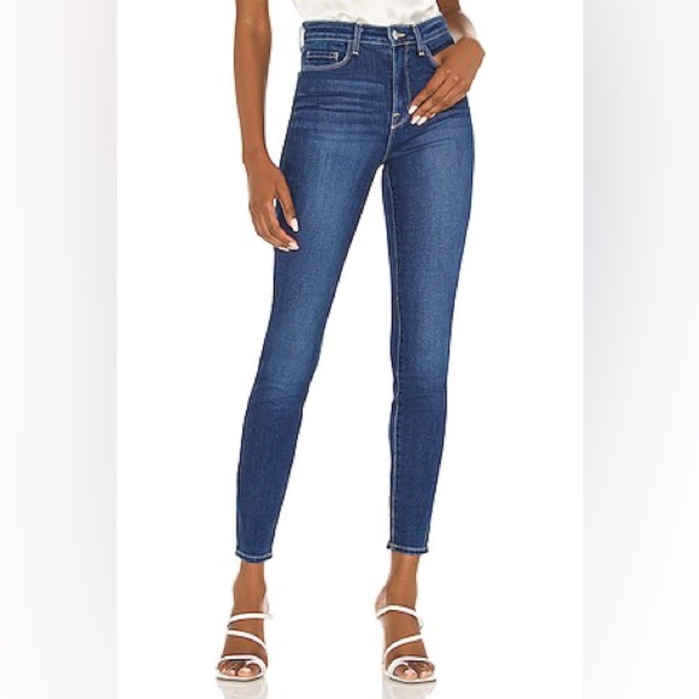 L’ AGENCE Monique Ultra High Rise Skinny In Byers Jeans